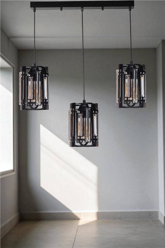 Lumexx Bala 3 Lü Sıralı Siyah Sarkıt