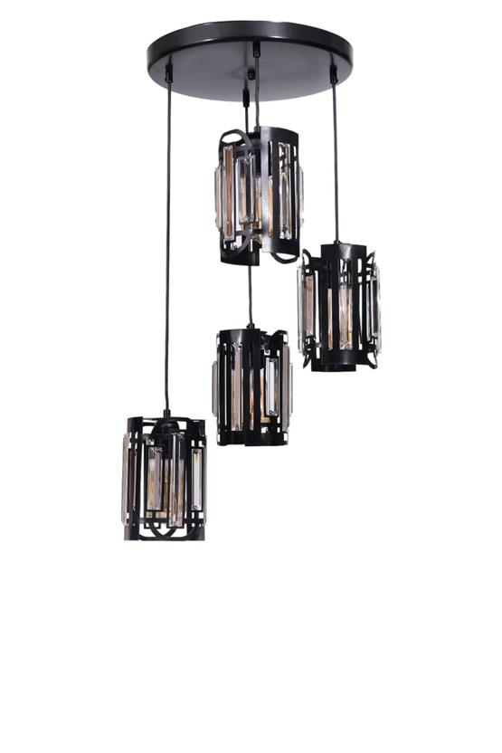 Lumexx Bala 4 Lü Tepsili Siyah Sarkıt