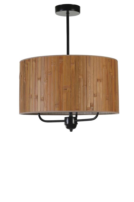 Lumexx Bambu 01 Abajurlu 3 Lü Sarkıt Avize