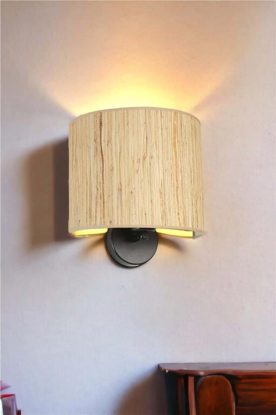 Lumexx Bambu 010 Abajurlu Oval Aplik