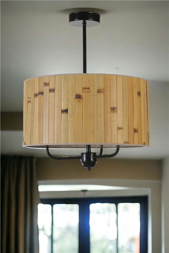 Lumexx Bambu 02 Abajurlu 3 Lü Sarkıt Avize