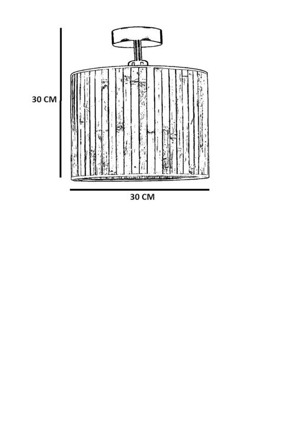 Lumexx Bambu 02 Abajurlu Plafonyer Avize