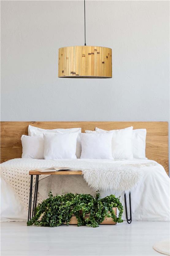 Lumexx Bambu 02 Abajurlu Tekli Sarkıt Avize