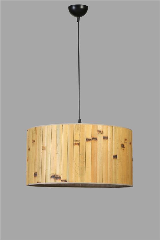 Lumexx Bambu 02 Abajurlu Tekli Sarkıt Avize