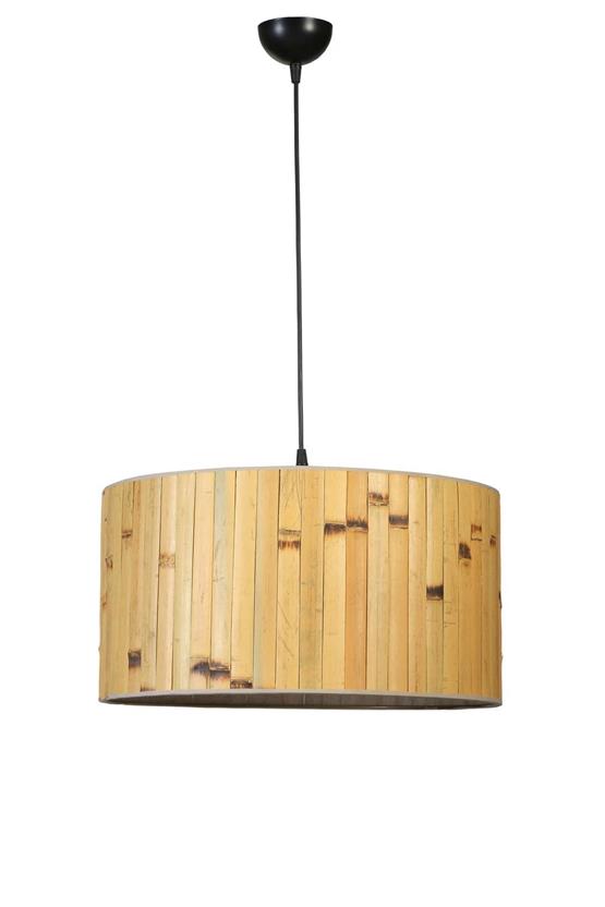 Lumexx Bambu 02 Abajurlu Tekli Sarkıt Avize