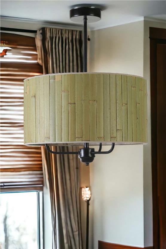 Lumexx Bambu 03 Abajurlu 3 Lü Sarkıt Avize