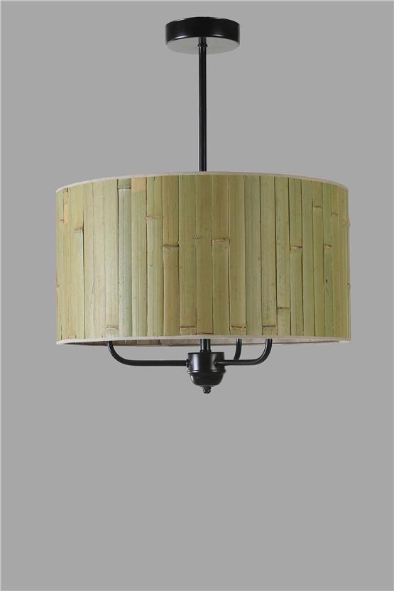 Lumexx Bambu 03 Abajurlu 3 Lü Sarkıt Avize