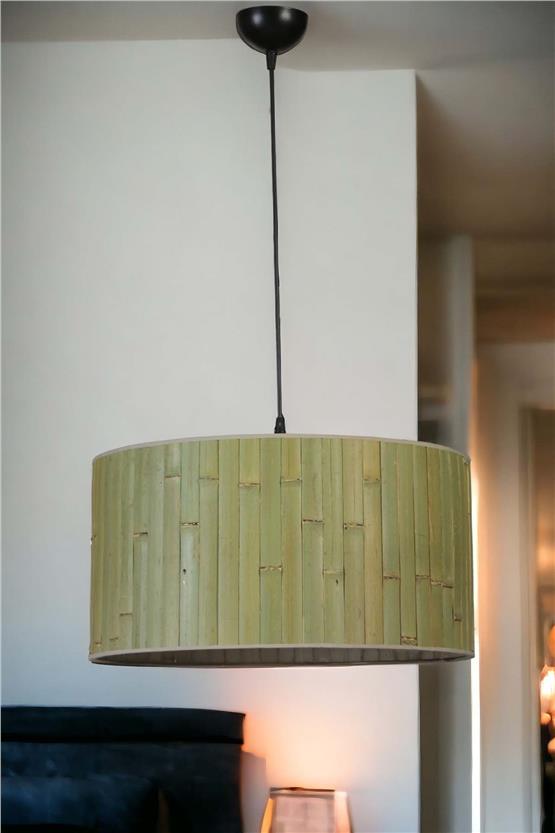 Lumexx Bambu 03 Abajurlu Tekli Sarkıt Avize