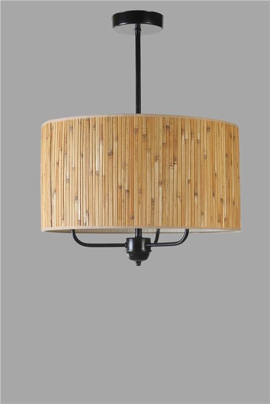 Lumexx Bambu 07 Abajurlu 3 Lü Sarkıt Avize