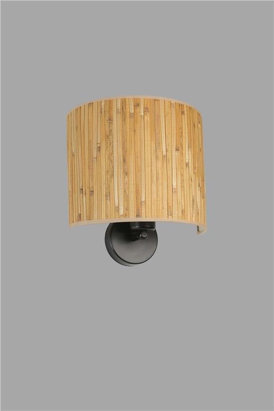 Lumexx Bambu 07 Abajurlu Oval Aplik