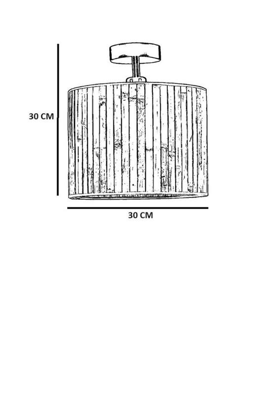 Lumexx Bambu 07 Abajurlu Plafonyer Avize