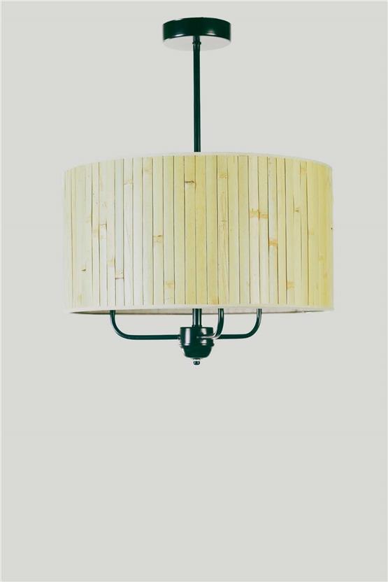 Lumexx Bambu 08 Abajurlu 3 Lü Sarkıt Avize