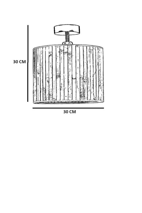 Lumexx Bambu 08 Abajurlu Plafonyer Avize