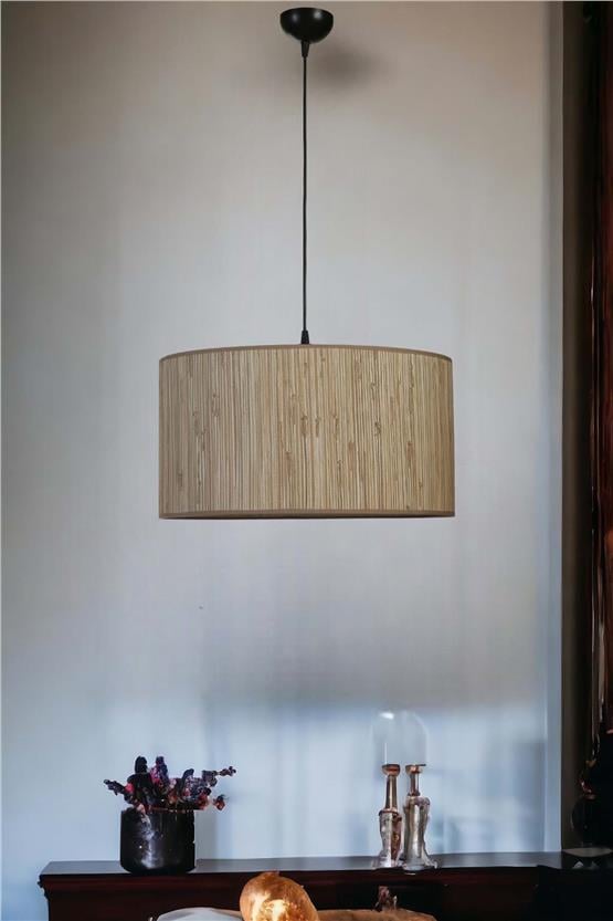 Lumexx Bambu 09 Abajurlu Tekli Sarkıt Avize