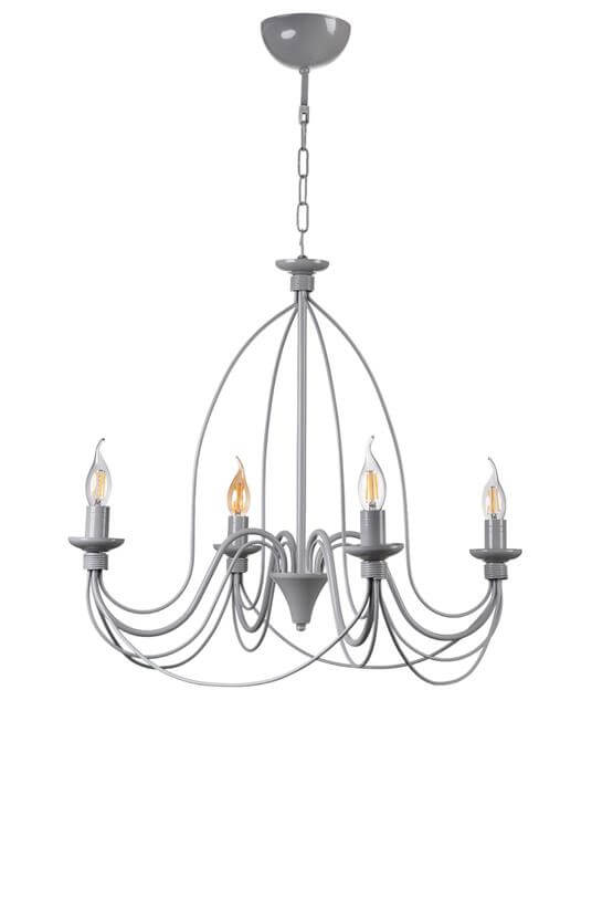 Lumexx Berfin 4 Lü Gri Rustik Avize