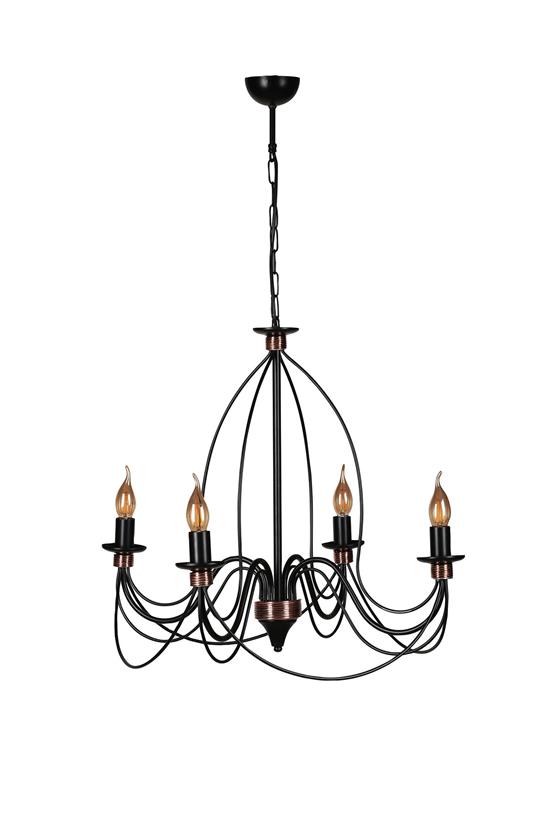 Lumexx Berfin 4 Lü Siyah Rustik