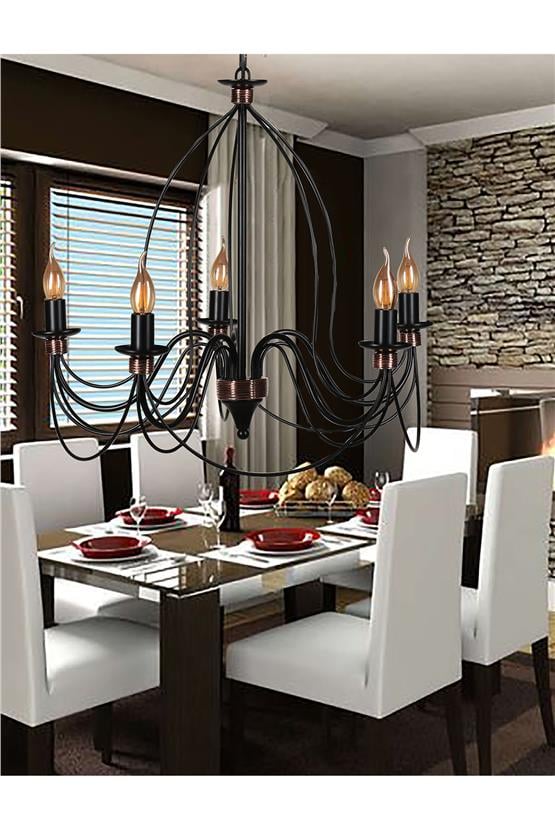 Lumexx Berfin 5 Li Siyah Rustik