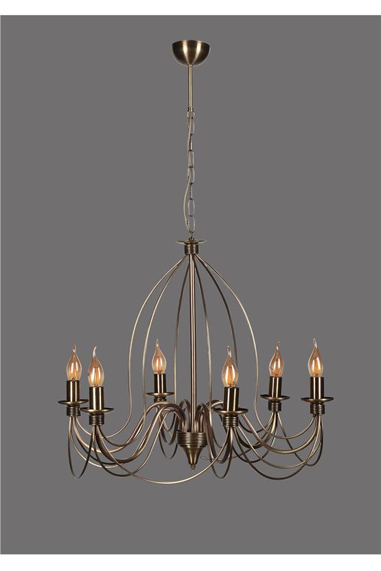 Lumexx Berfin 6 Lı Eskitme Rustik