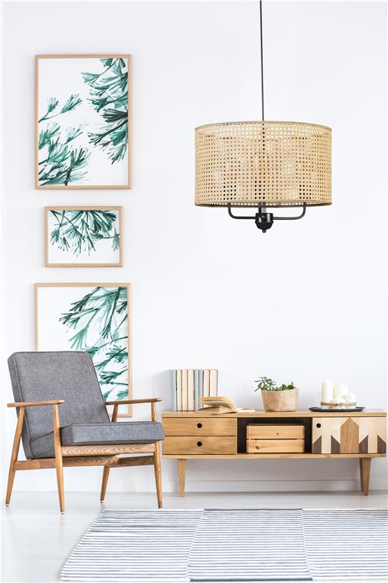 Lumexx Bermuda 3 Lü Rattan Avize