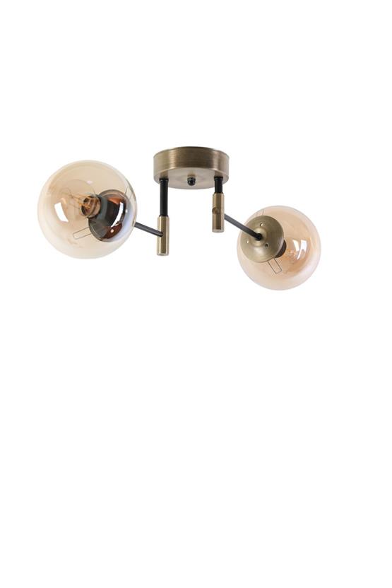 Lumexx  Dolunay 2 Li Eskitme Bal Camlı Avize