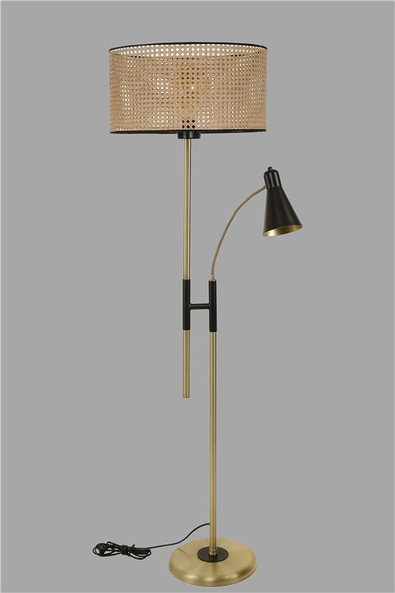 Lumexx Forza Eskitme Lambader Silindir Rattan Abajurlu 
