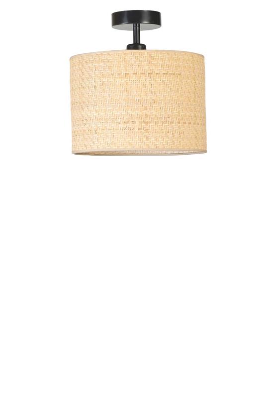 Lumexx Hasır Rattan Abajurlu Plafonyer Avize