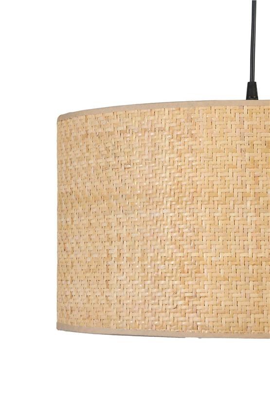 Lumexx Hasır Rattan Abajurlu Tekli Sarkıt Avize