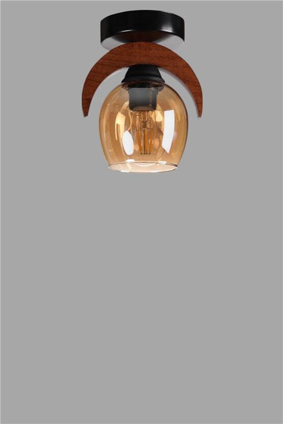 Lumexx Helena Tekli Bal Camlı Plafonyer Avize