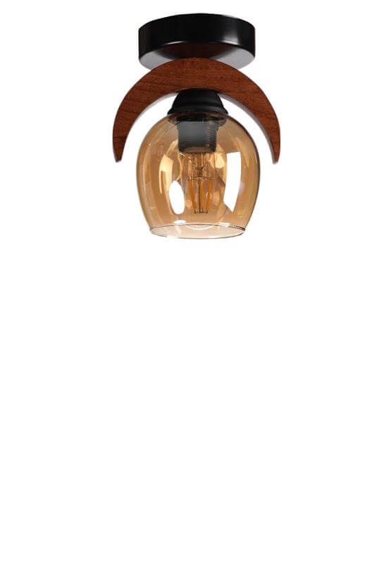 Lumexx Helena Tekli Bal Camlı Plafonyer Avize