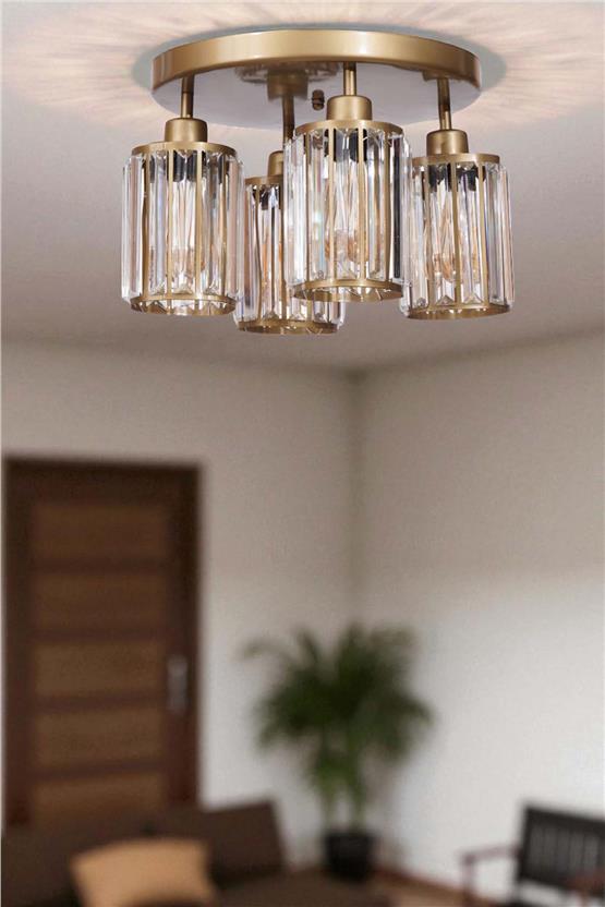 Lumexx Hugo 4 Lü Tepsili Eskitme Plafonyer Avize