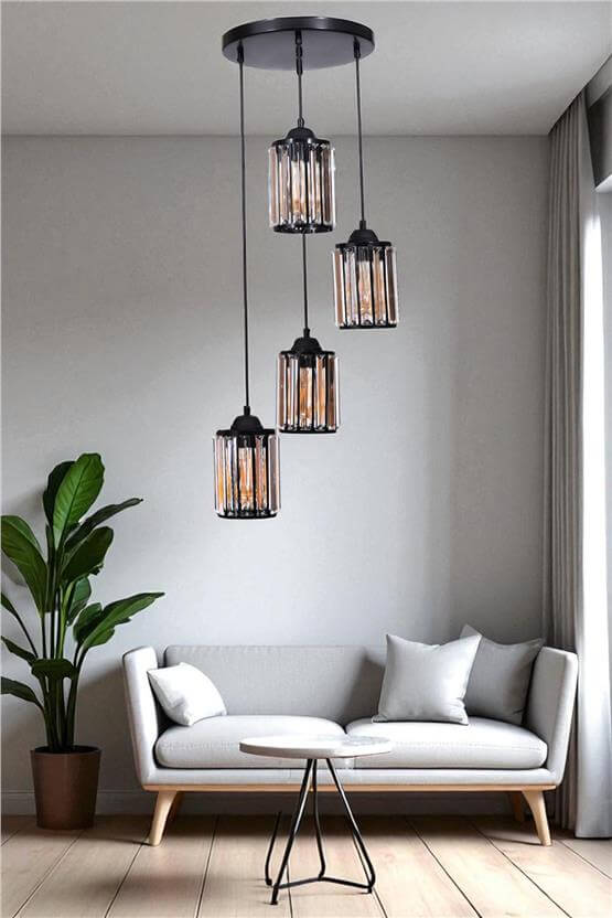 Lumexx Hugo 4 Lü Tepsili Siyah Sarkıt