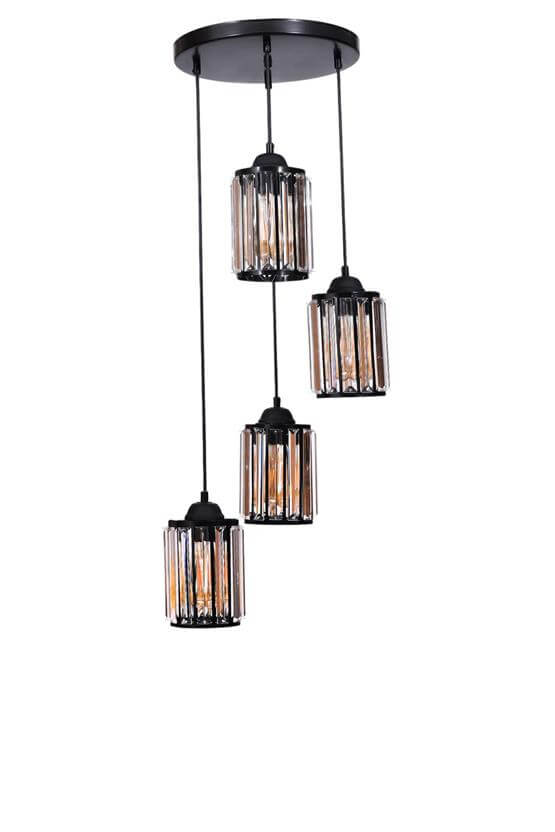 Lumexx Hugo 4 Lü Tepsili Siyah Sarkıt