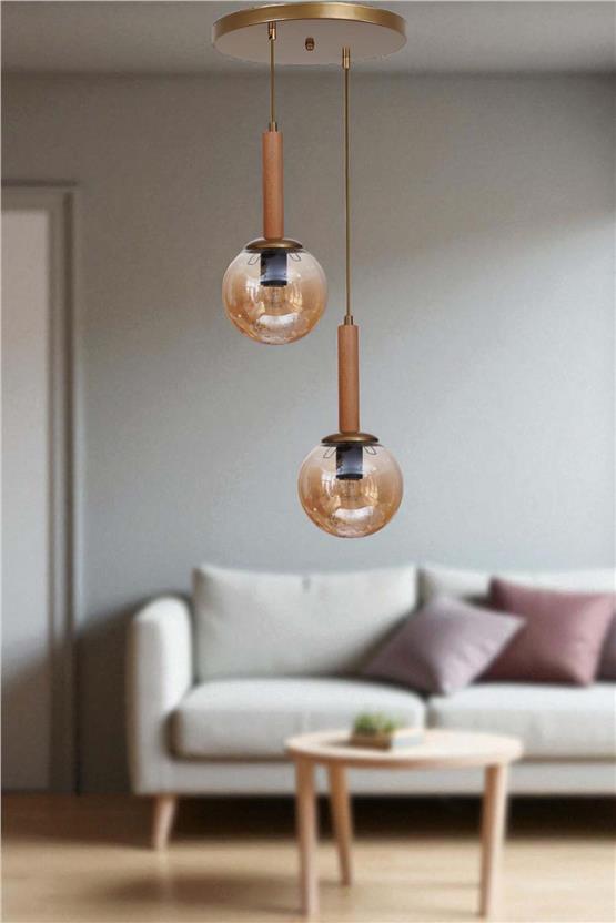 Lumexx Işıl 2 Li Tepsili Naturel Bal Camlı Sarkıt