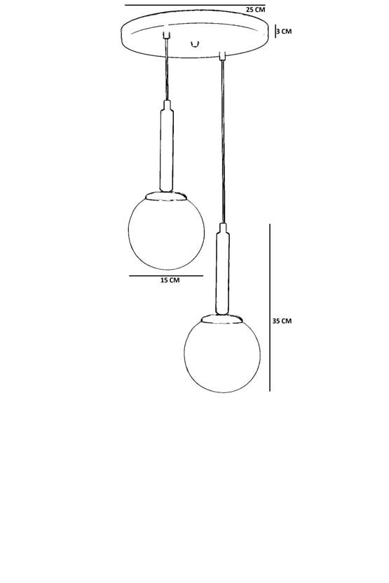 Lumexx Işıl 2 Li Tepsili Naturel Bal Camlı Sarkıt