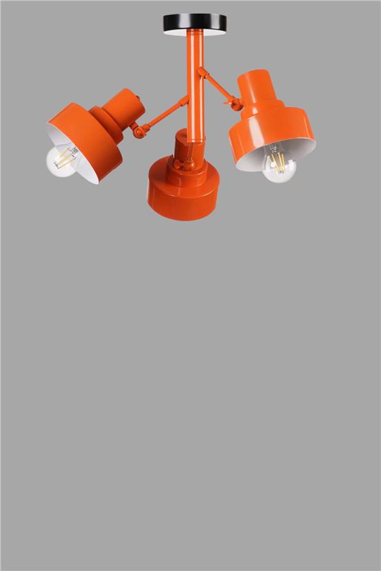 Lumexx Jesus 3 Lü Turuncu Plafonyer Avize