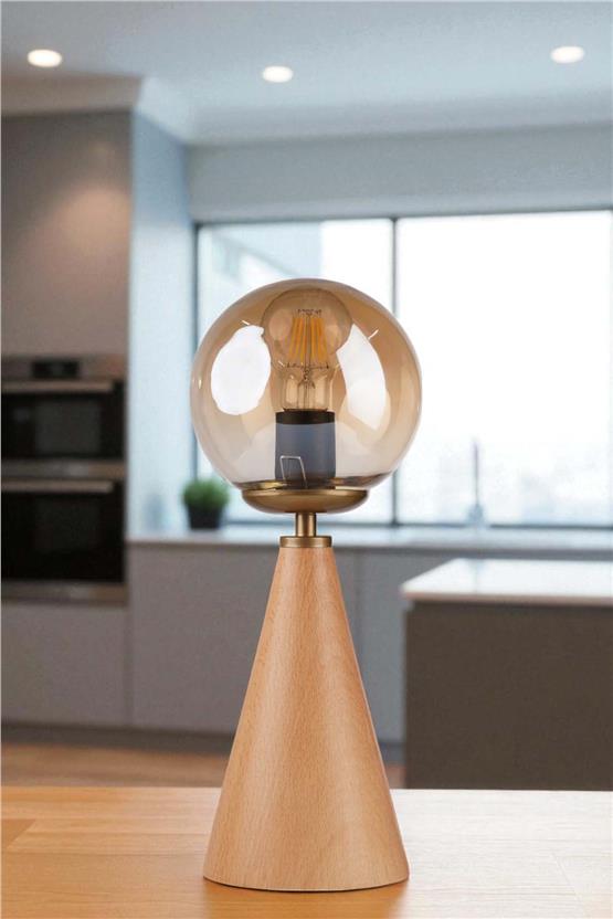 Lumexx Juno Bal Camlı Masa Lambası