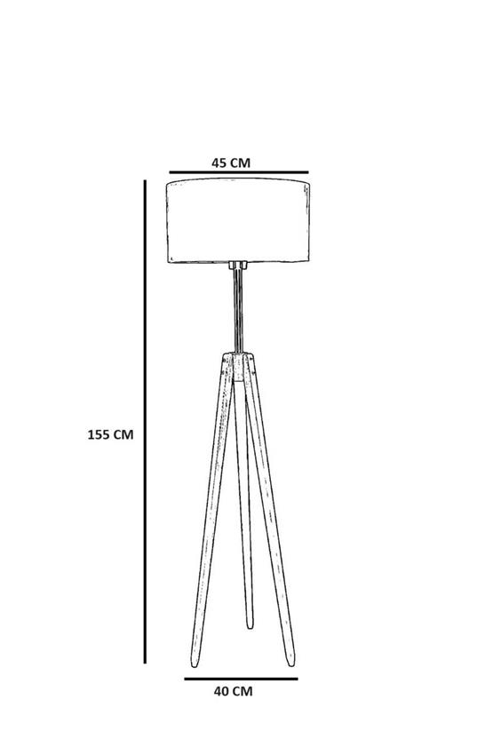 Lumexx Kanarya Siyah Lambader Silindir Örgülü Rattan Abajurlu