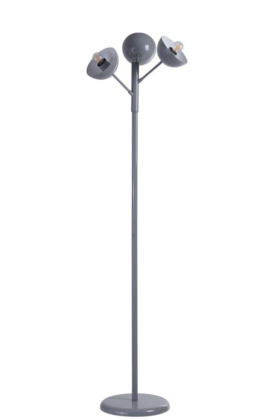 Lumexx Küre 3 Lü Gri Lambader Metal Başlıklı