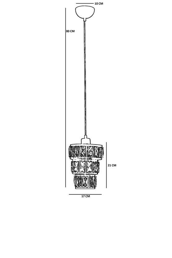 Lumexx Leo Tekli Siyah Sarkıt