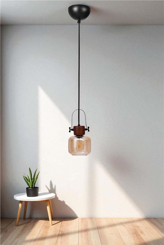 Lumexx Masal Tekli Siyah Bal Camlı Sarkıt