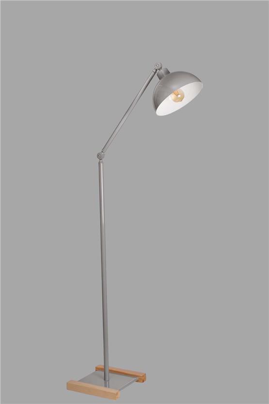 Lumexx Milas Gri Retro Başlıklı Lambader