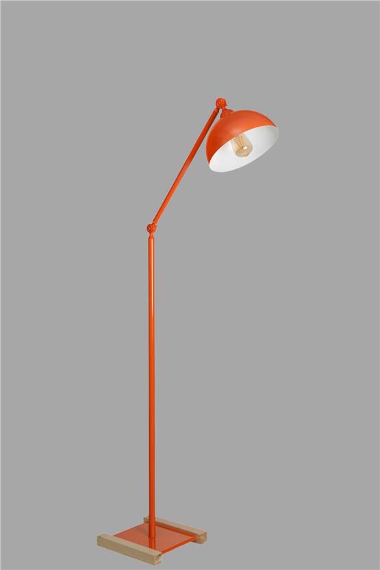 Lumexx Milas Turuncu Retro Başlıklı Lambader