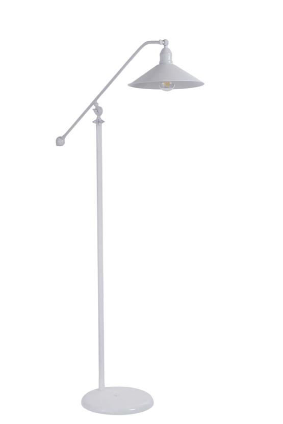 Lumexx Moka Beyaz Lambader Metal Başlıklı