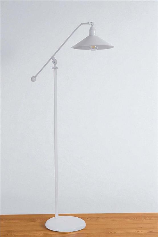 Lumexx Moka Beyaz Lambader Metal Başlıklı