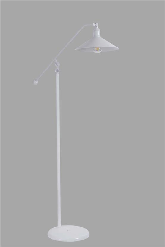 Lumexx Moka Beyaz Lambader Metal Başlıklı