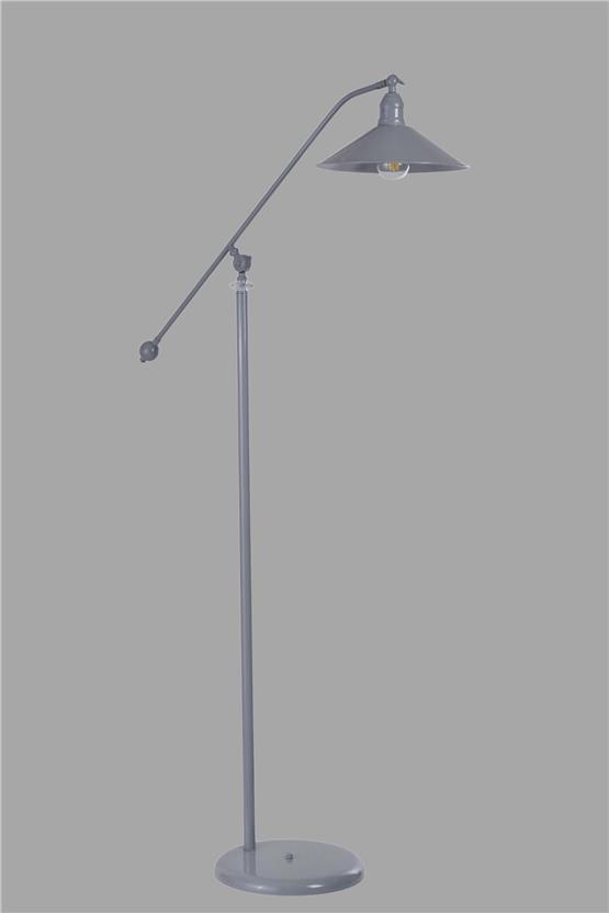 Lumexx Moka Gri Lambader Metal Başlıklı