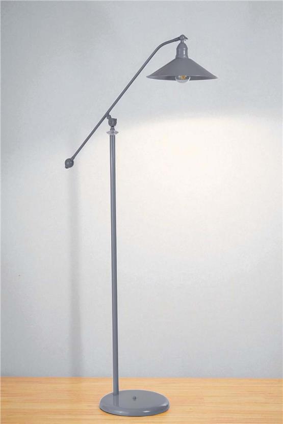 Lumexx Moka Gri Lambader Metal Başlıklı