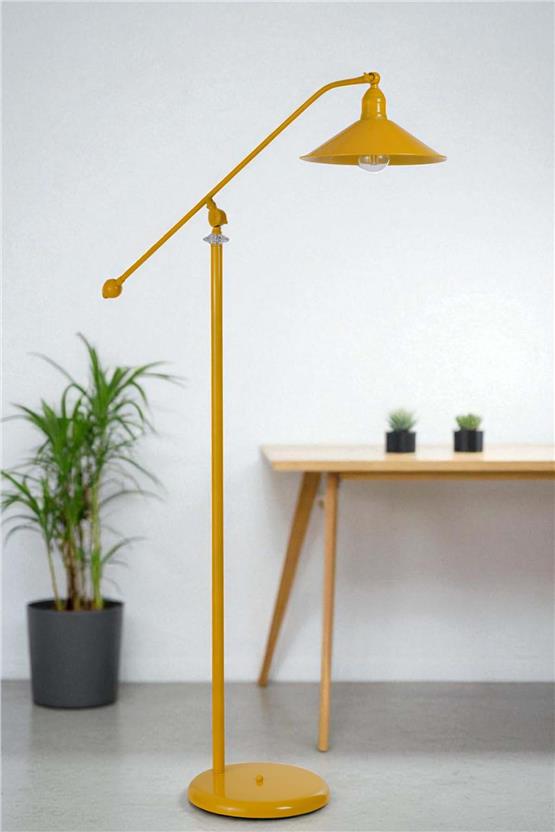 Lumexx Moka Sarı Lambader Metal Başlıklı