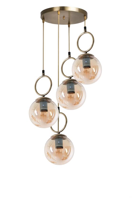 Lumexx  Morino 4 Lü Tepsili Bal Camlı Eskitme Sarkıt