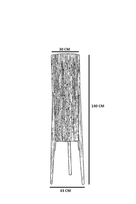 Lumexx Navas Ceviz Lambader Bambu 07 Abajurlu